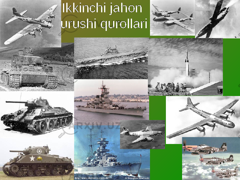 Ikkinchi jahon urushi qurollari 