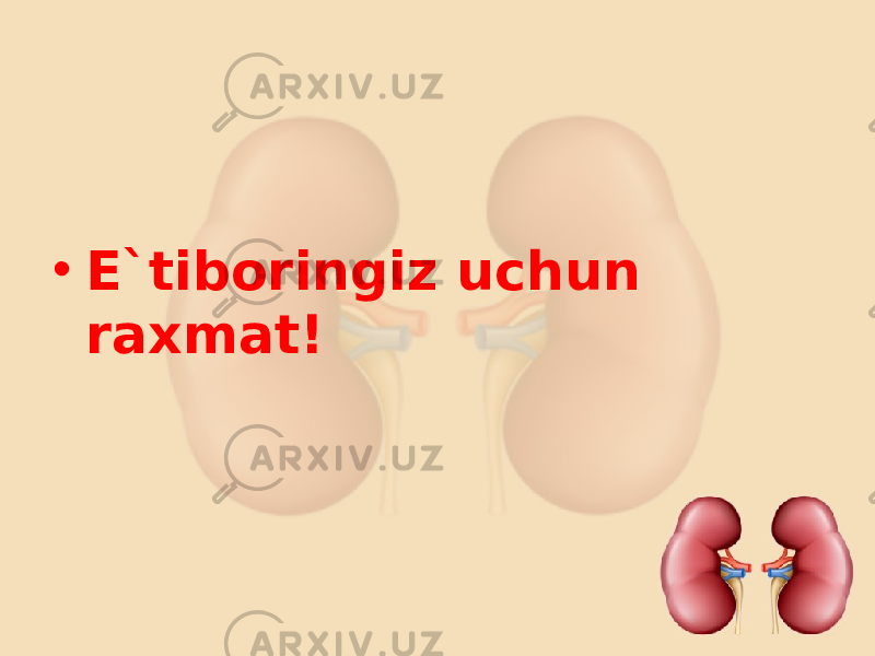 • E`tiboringiz uchun raxmat! 