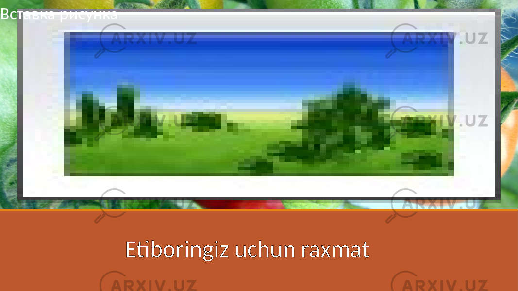 Вставка рисунка Etiboringiz uchun raxmat 