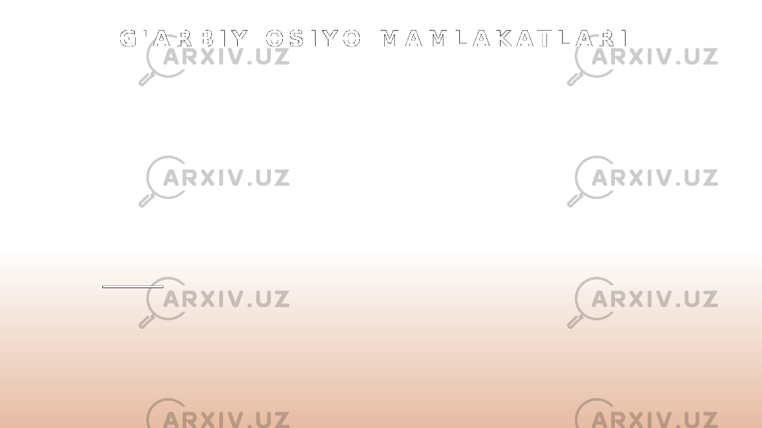 G &#39; A R B I Y O S I Y O M A M L A K A T L A R I 