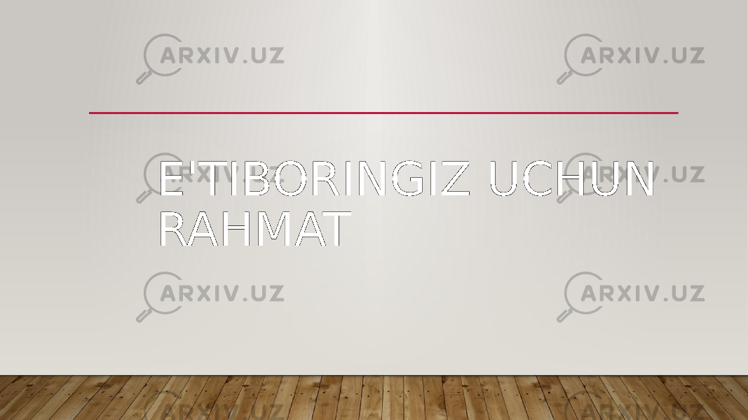 E&#39;TIBORINGIZ UCHUN RAHMAT 