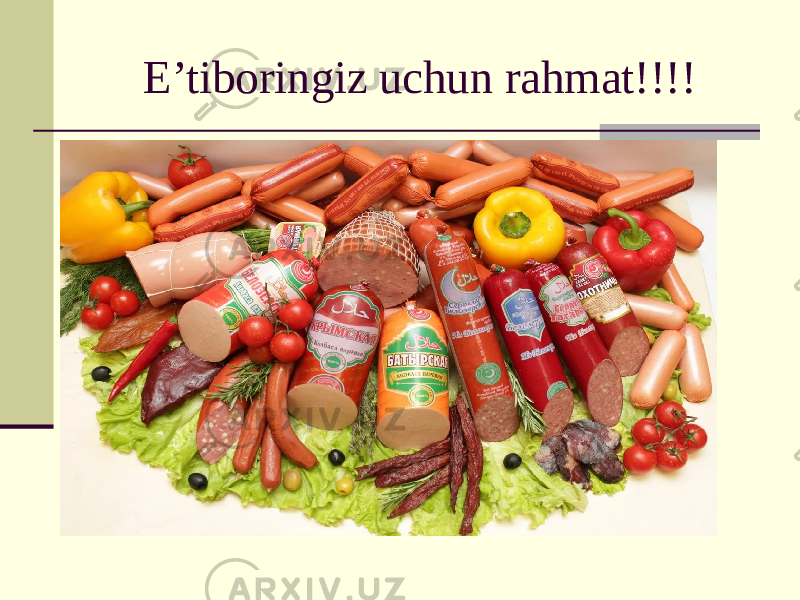 E’tiboringiz uchun rahmat!!!! 