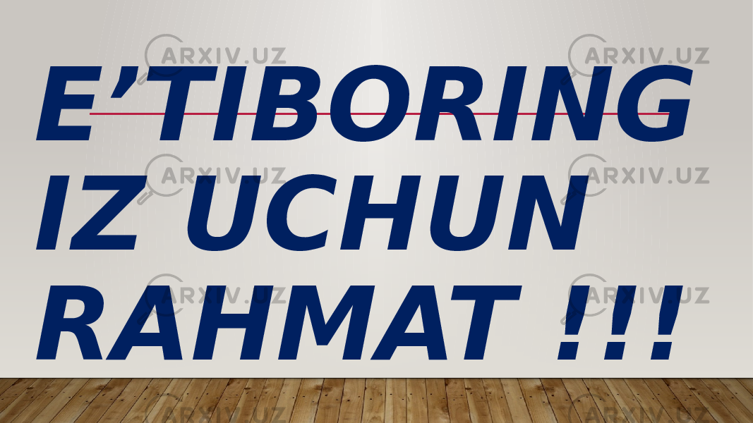 E’TIBORING IZ UCHUN RAHMAT !!! 