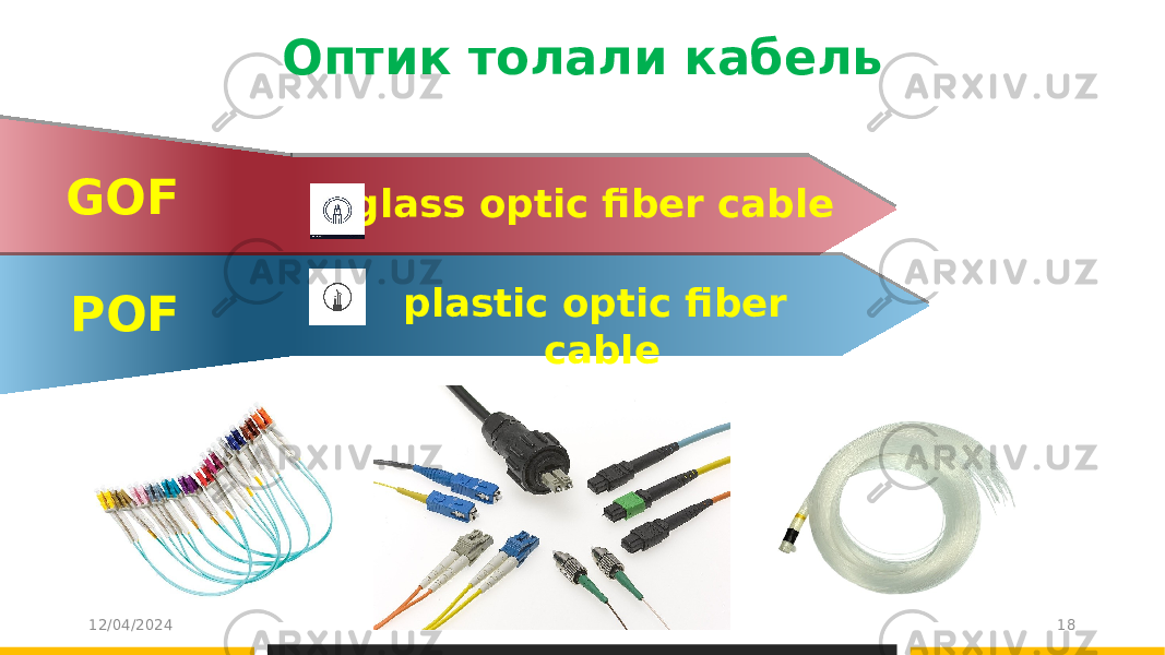 Оптик толали кабель 12/04/2024 18GOF POF glass optic fiber cable plastic optic fiber cable 