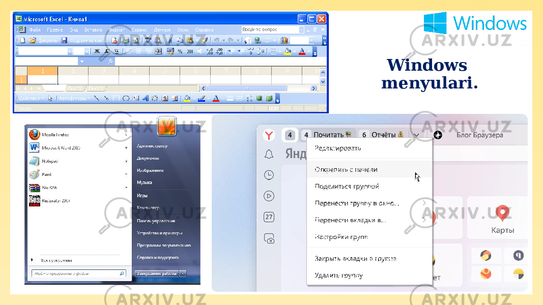 Windows menyulari. 