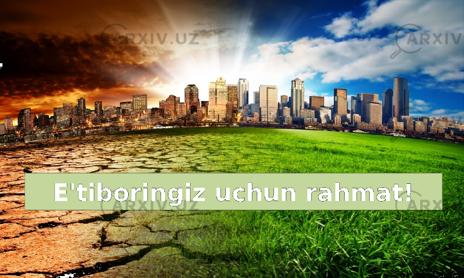 E&#39;tiboringiz uchun rahmat! 