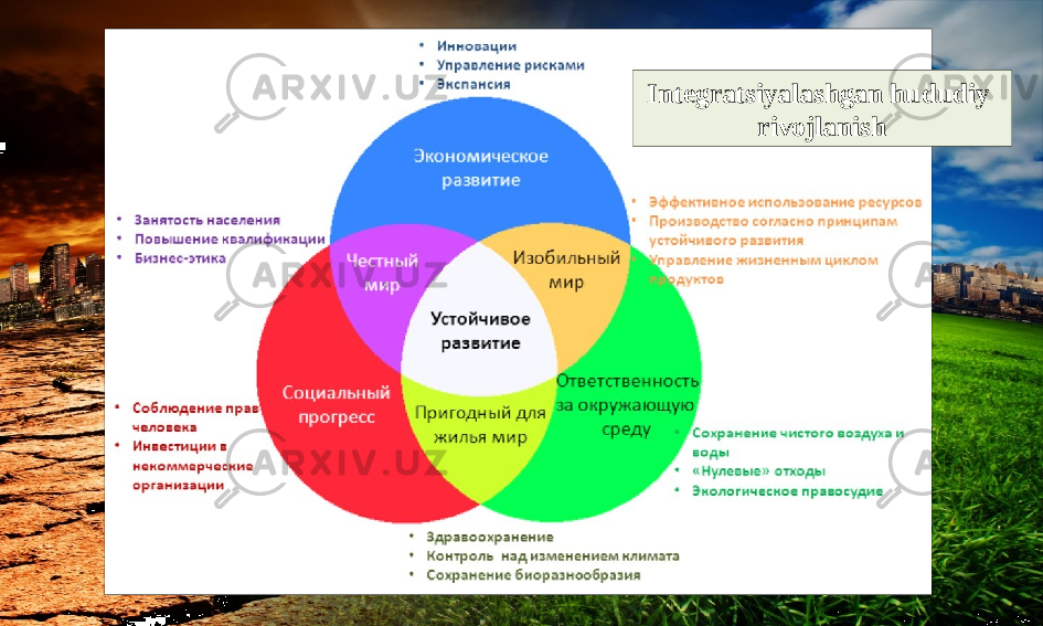 Integratsiyalashgan hududiy rivojlanish 