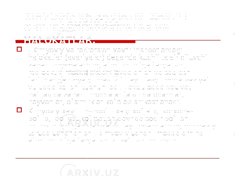 KIMYOVIY VA RADIATIV XAVFLI OBYEKDAGI AVARIYALAR VA HALOKATLAR .  . Kimyoviy va radiatsion xavfli inshootlardagi halokatlar (avariyalar) dеganda kuchli ta&#39;sir qiluvchi zaharli moddalarning atrof-muhitga tarqalishi, radioaktiv moddalardan foydalanish va saqlash tartiblariga rioya qilmaslik tufayli favqulodda vaziyat vujudga kеlishi tushuniladi. Favqulodda vaziyat natijasida zaharli moddalar ta&#39;sirida odamlar, hayvonlar, o`simliklar ko`plab shikastlanadi.  Kimyoviy xavfli inshoot – xalq xo`jaligi korxonasi bo`lib, faoliyat ko`rsatish davrida sodir bo`lishi mumkin bo`lgan halokat tufayli odamlarning ommaviy tarzda zaharlanishi, kimyoviy zaharli moddalarning atrof-muhitga tarqalishi kuzatilishi mumkin. 