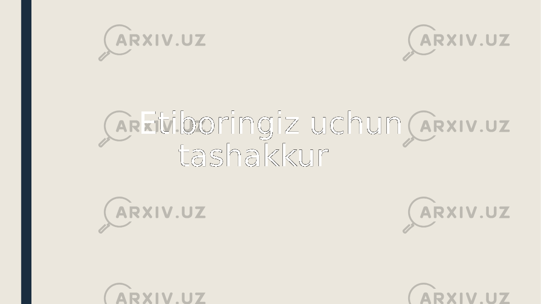  Etiboringiz uchun tashakkur 