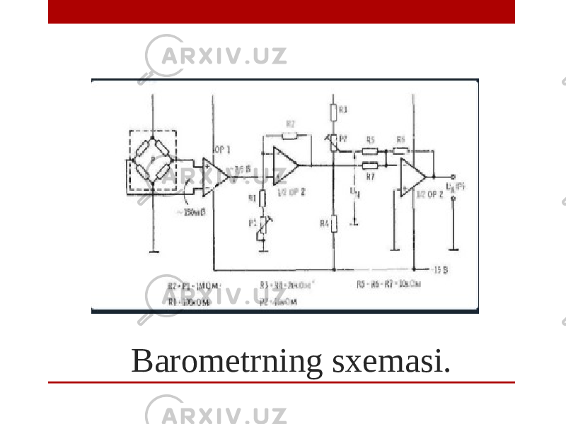  Barometrning sxemasi. 