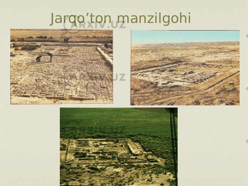 Jarqo’ton manzilgohi 