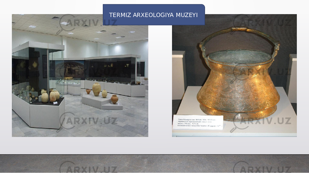 TERMIZ ARXEOLOGIYA MUZEYI 