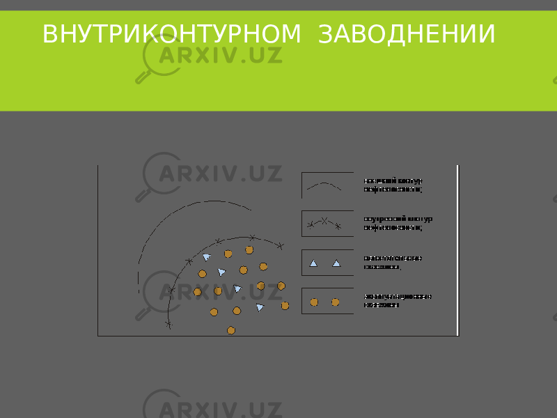   ВНУТРИКОНТУРНОМ  ЗАВОДНЕНИИ 