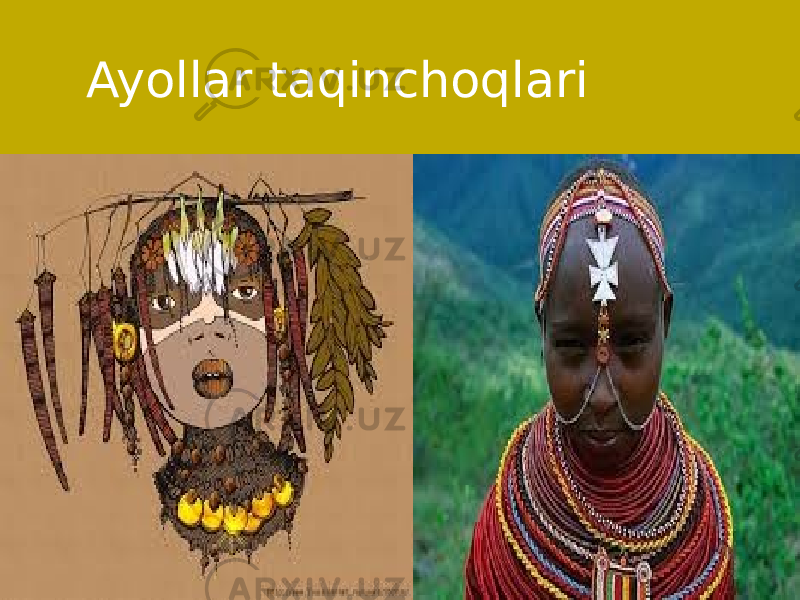  Ayollar taqinchoqlari 