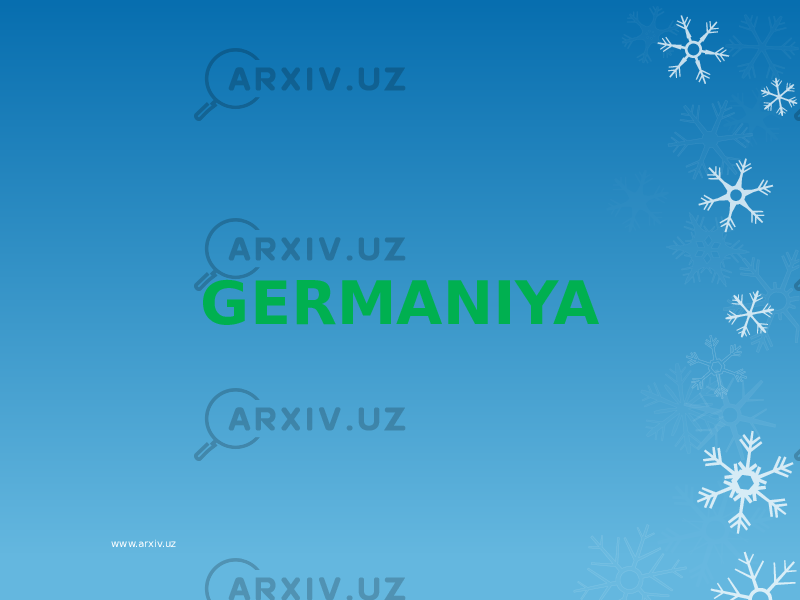  GERMANIYA www.arxiv.uz 
