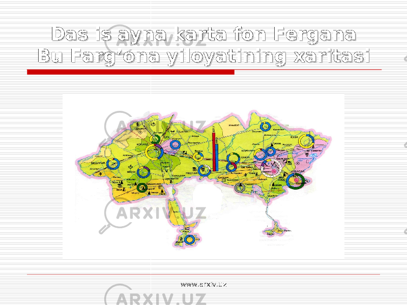 Das is ayna karta fon FerganaDas is ayna karta fon Fergana Bu Farg’ona yiloyatining xaritasiBu Farg’ona yiloyatining xaritasi www.arxiv.uz 