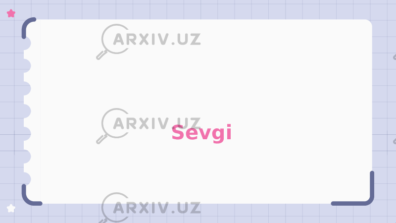 Sevgi 