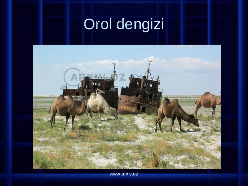 Orol dengizi www.arxiv.uz 