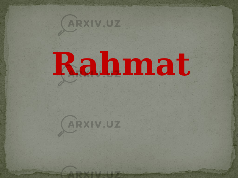 Rahmat 