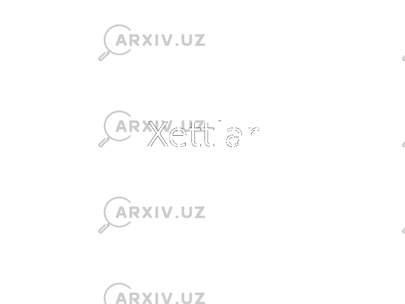 Xettlar 