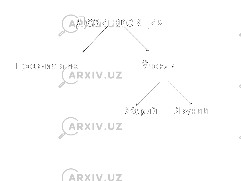 Дезинфекция Профилактик Ўчоқли Жорий Якуний 