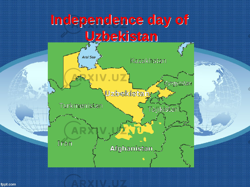 Independence day of Independence day of UzbekistanUzbekistan 