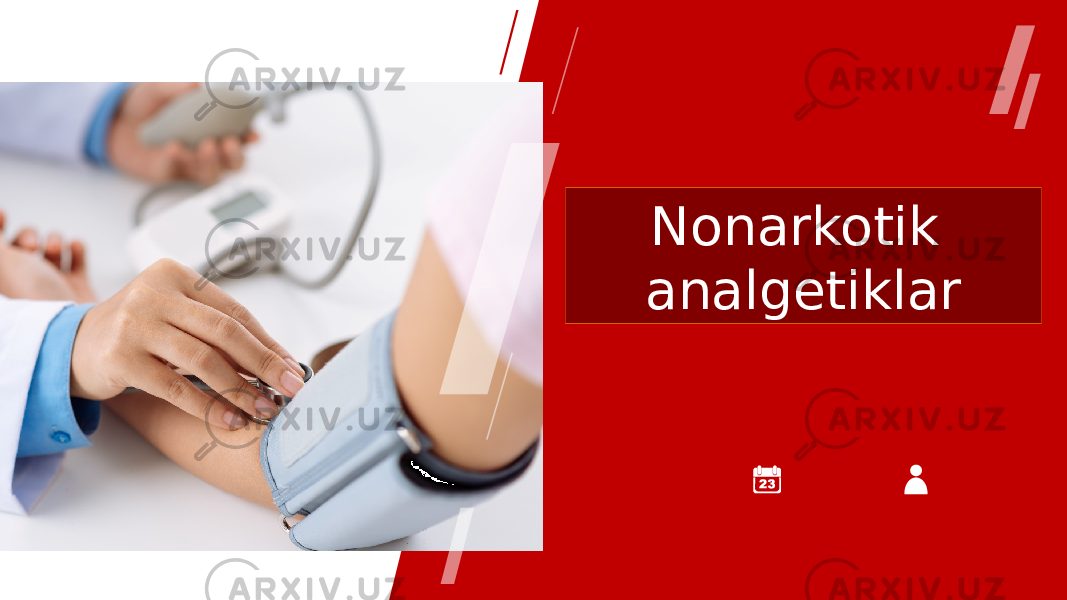 Nonarkotik analgetiklar 