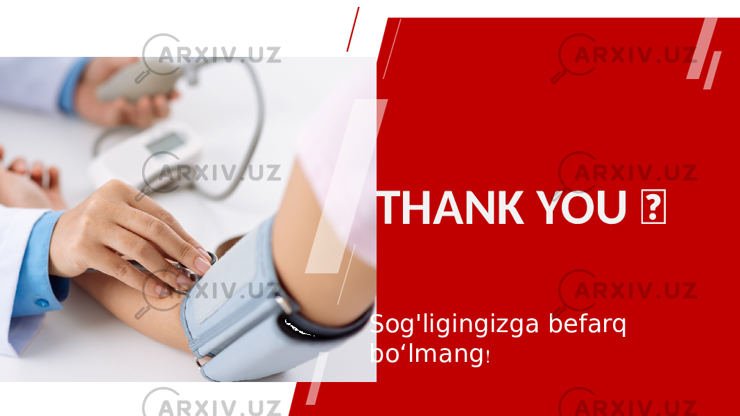 THANK YOU ！ Sog&#39;ligingizga befarq bo‘lmang!!!!!!!!!!!! ! 