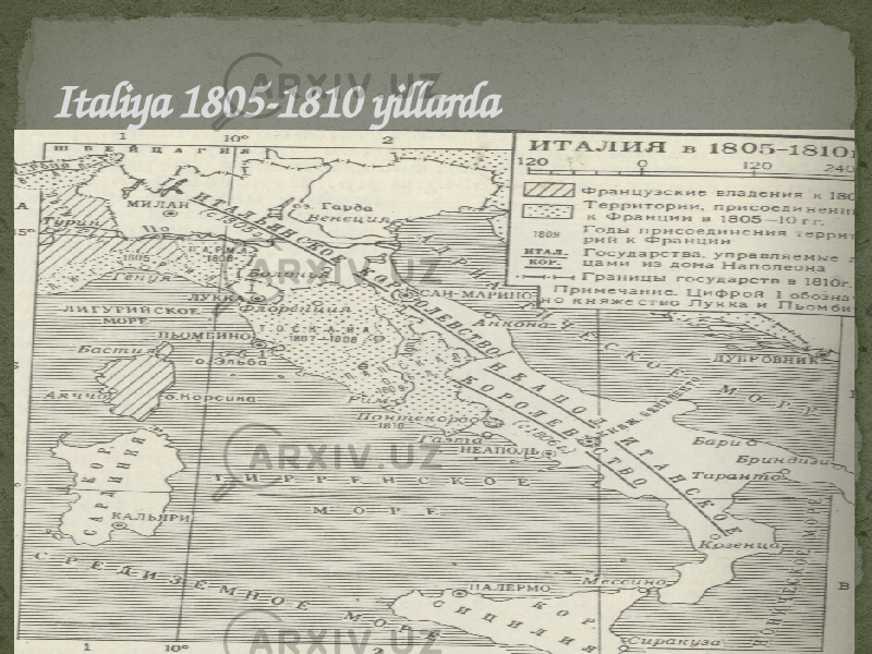 Italiya 1805-1810 yillarda 