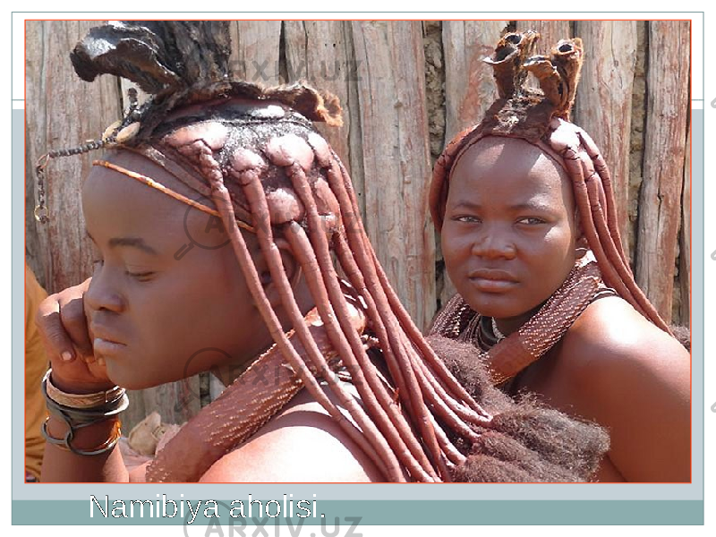 Namibiya aholisi. 