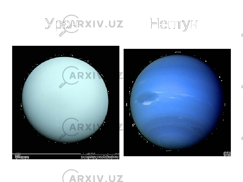 Уран Нептун 