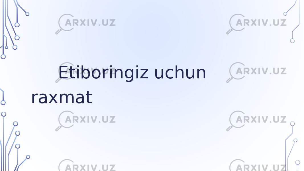  Etiboringiz uchun raxmat 