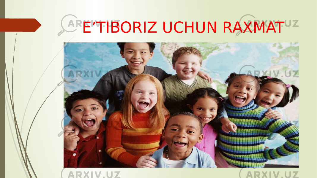 E’TIBORIZ UCHUN RAXMAT 