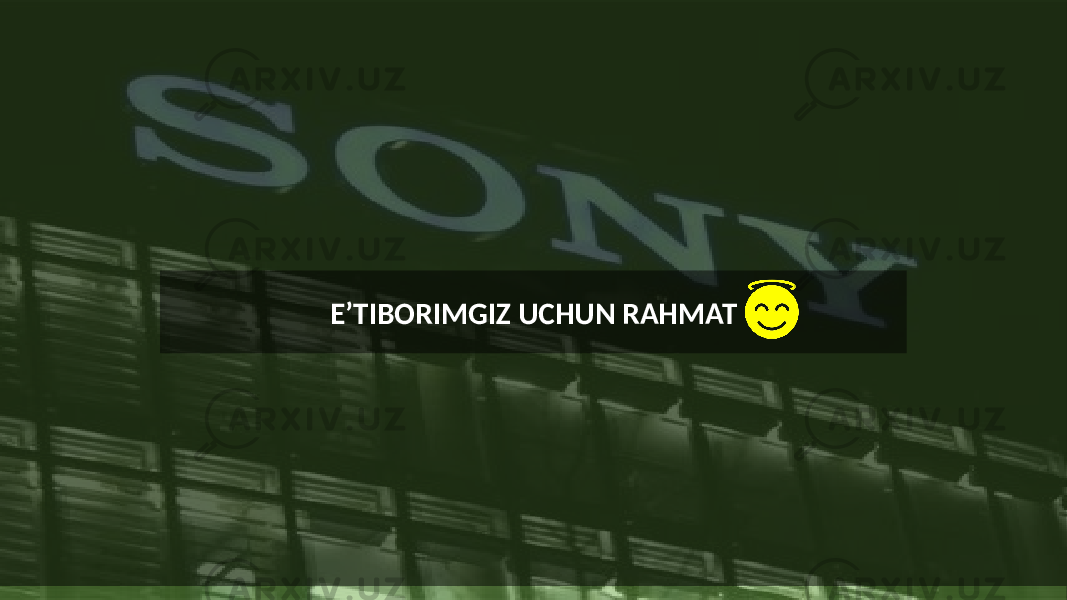 E’TIBORIMGIZ UCHUN RAHMAT 