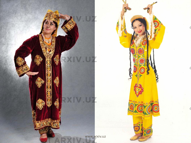 Национальная одежда узбеков фото
