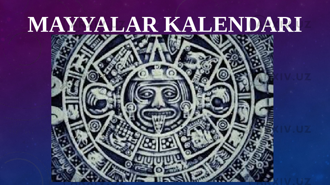 MAYYALAR KALENDARI 