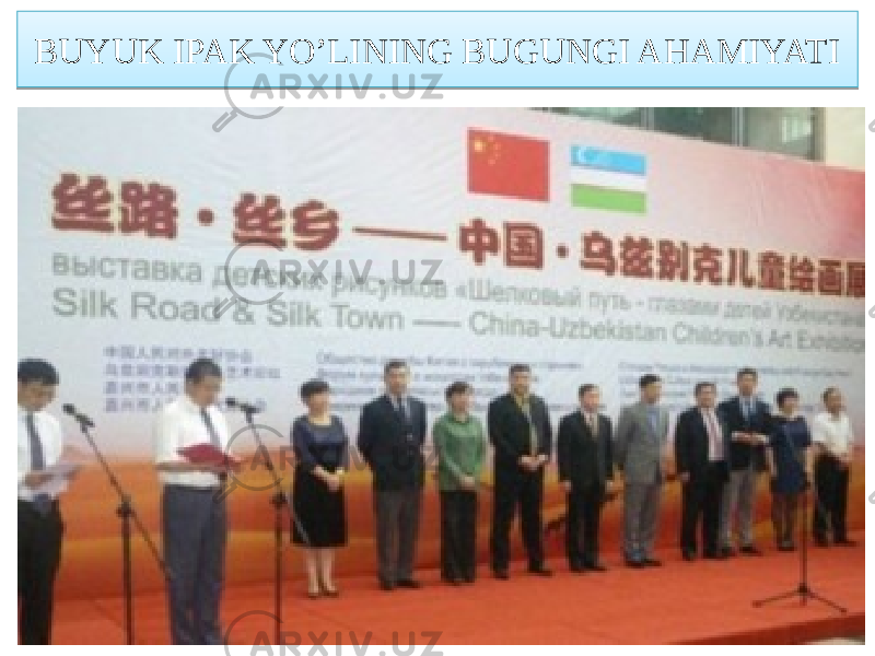 BUYUK IPAK YO’LINING BUGUNGI AHAMIYATI767A53 