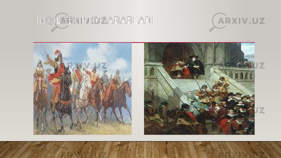 INQILOBNING SABABLARI 