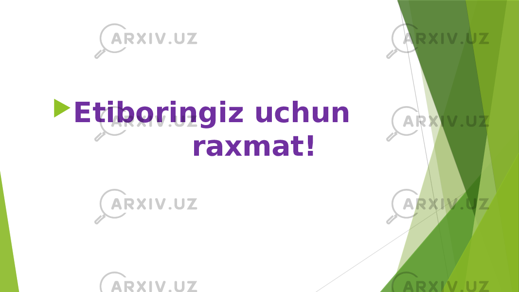  Etiboringiz uchun raxmat! 