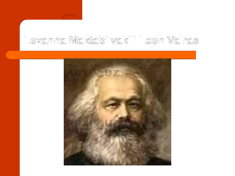 Lozanna Maktabi vakili Leon Valras 