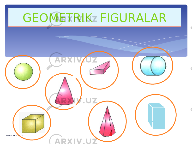 GEOMETRIK FIGURALAR SHAR www.arxiv.uz 