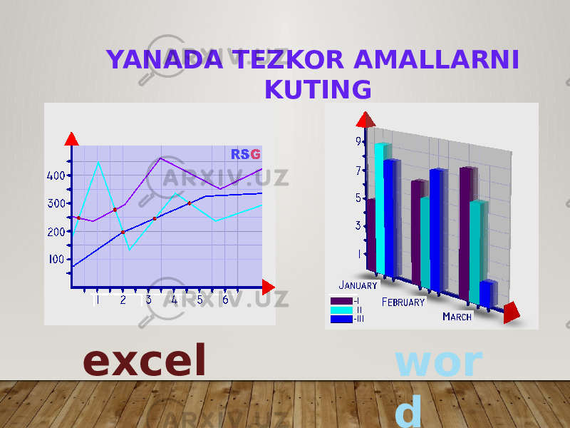 YANADA TEZKOR AMALLARNI KUTING excel excel wor d 