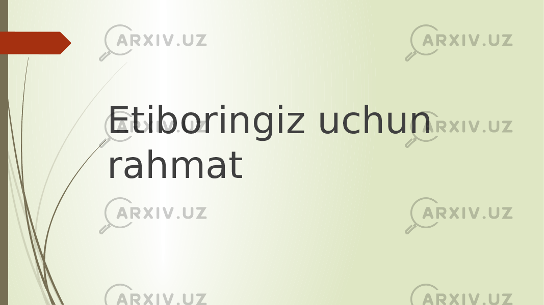 Etiboringiz uchun rahmat 