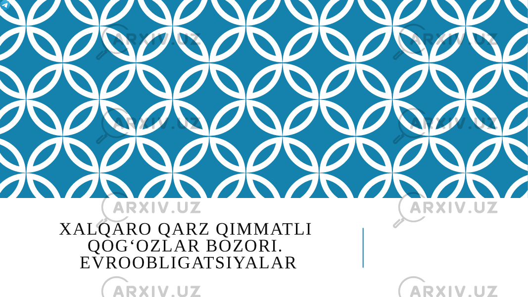 X A L Q A R O Q A R Z Q I M M AT L I Q O G ‘ O Z L A R B O Z O R I . E V R O O B L I G AT S I YA L A R 