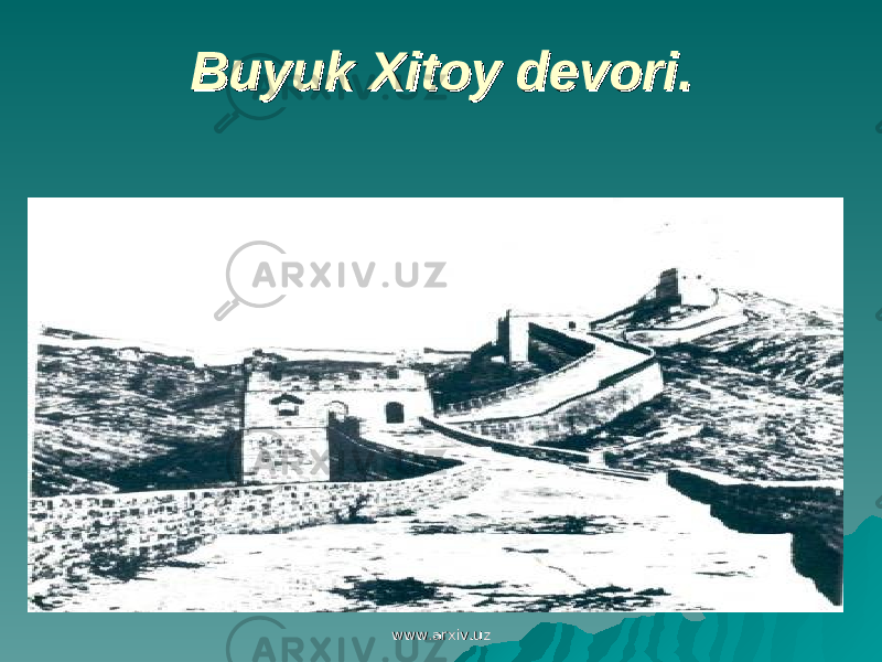 Buyuk Buyuk ХХ itoy devoriitoy devori .. www.arxiv.uzwww.arxiv.uz 