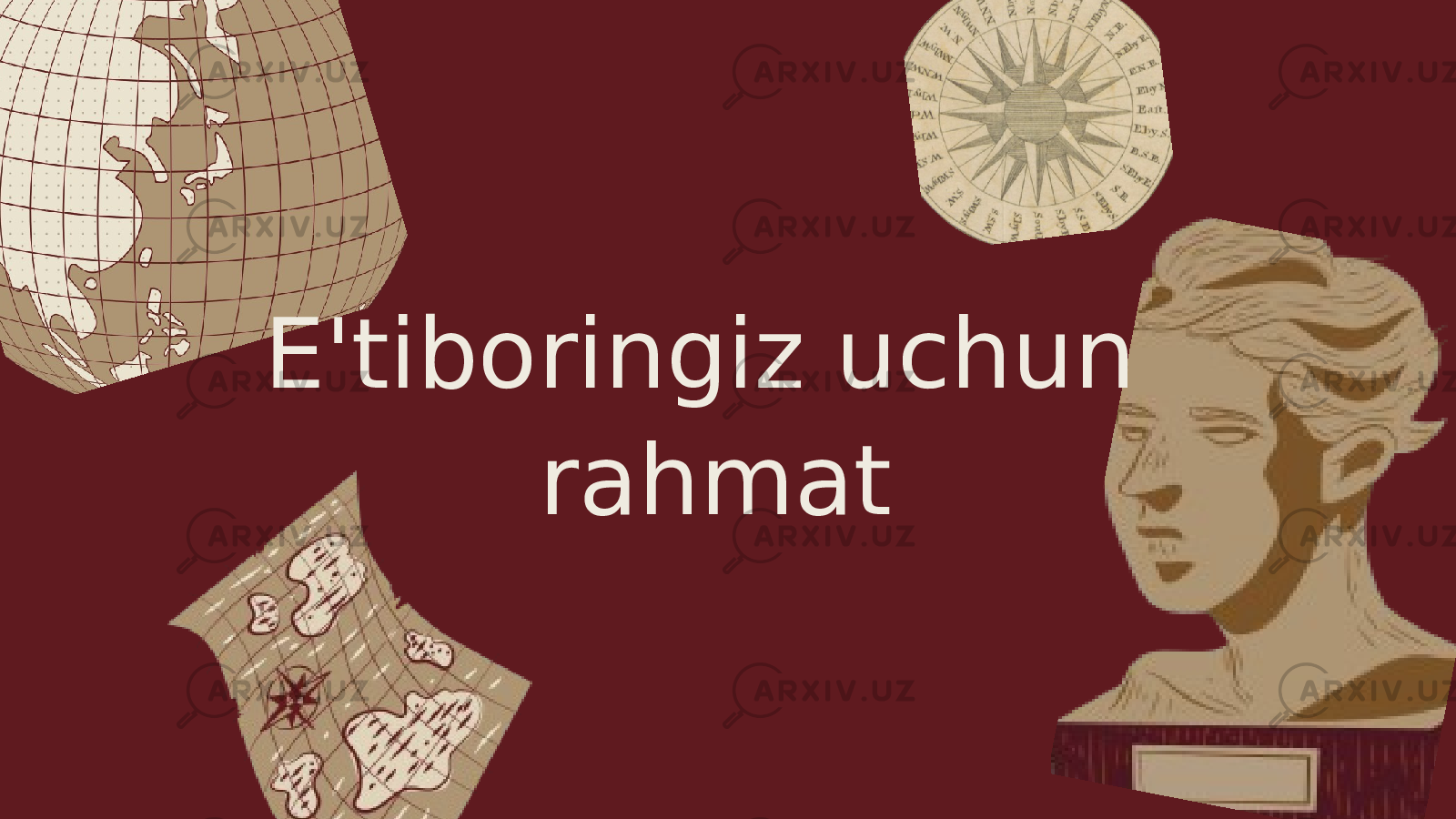 E&#39;tiboringiz uchun rahmat 