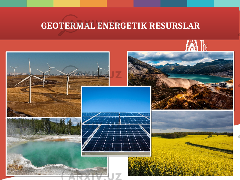 GEOTERMAL ENERGETIK RESURSLAR 