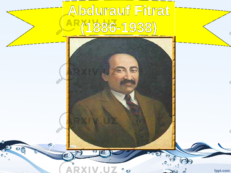 Abdurauf Fitrat (1886-1938) 