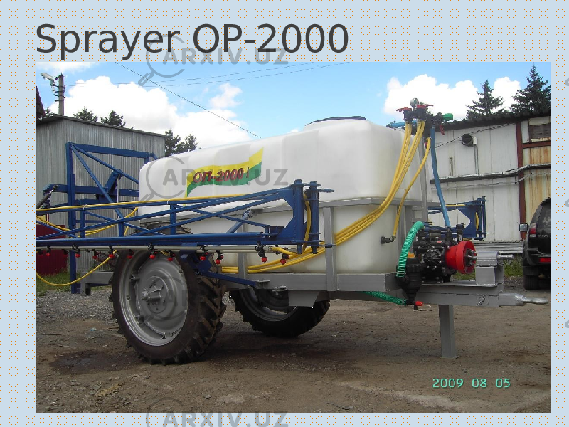 Sprayer OP-2000 