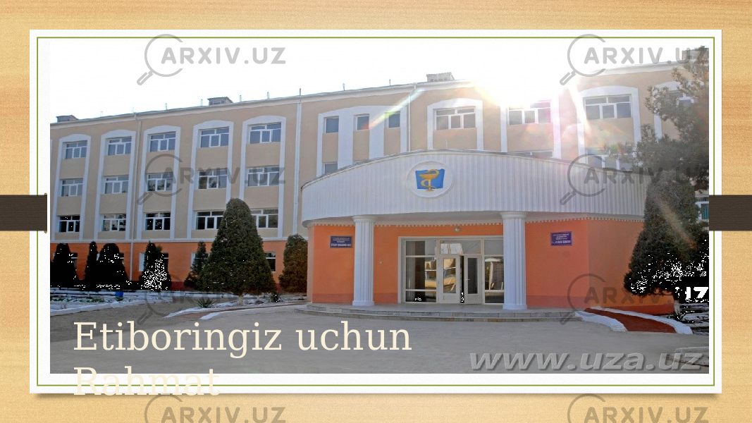 Etiboringiz uchun Rahmat 